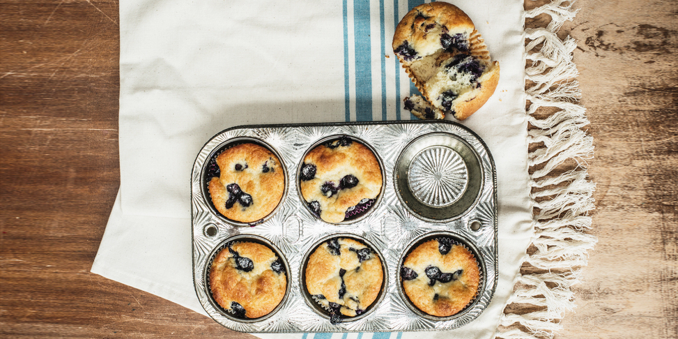 I Quit Sugar - Triple Coconut Blueberry Muffins