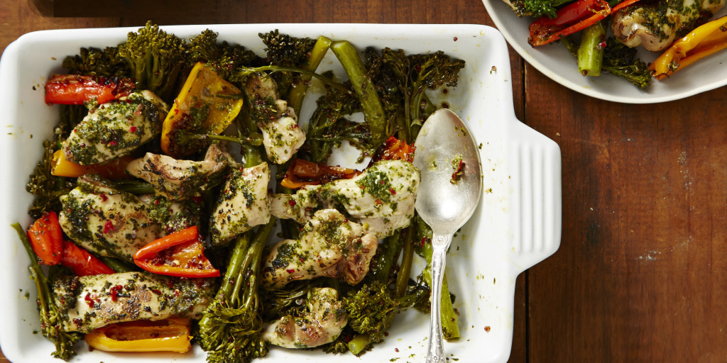 Chimichurri Chicken + Broccolini