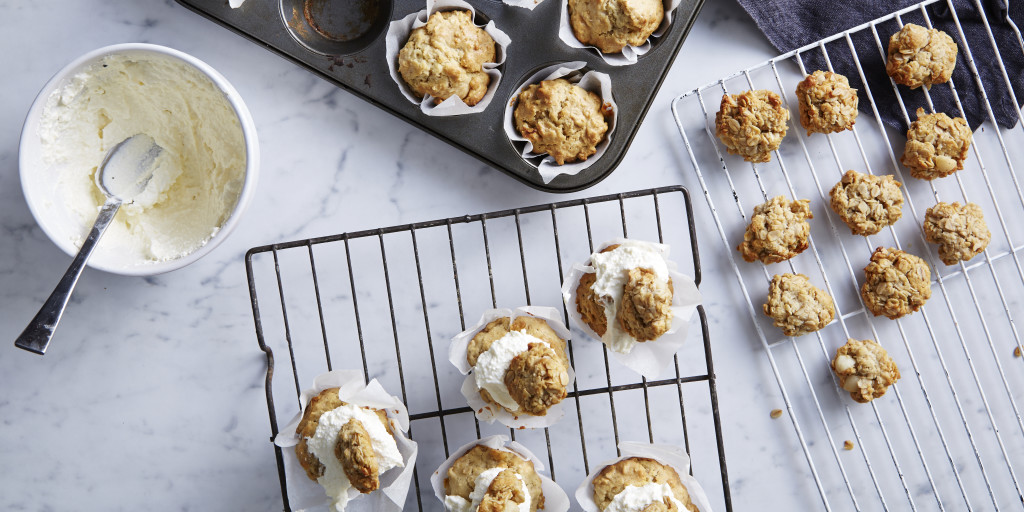 I Quit Sugar: ANZAC Cupcakes with ANZAC Cookies