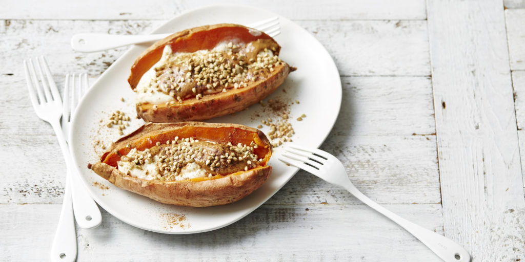 I Quit Sugar - Sweet Baked Potato with Almond Butter
