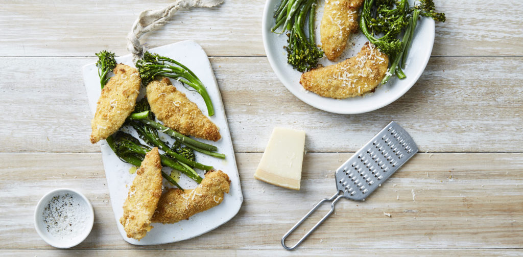I Quit Sugar - Crunchiest Cheese Rind Crusted Chicken