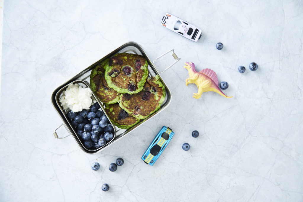 Lunchbox Blueberry Ricotta Pikelets - I Quit Sugar